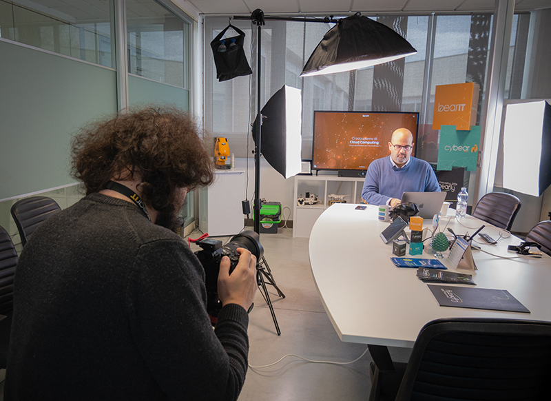 Paolo Antonio Gallenga, CTO di BearIT durante la registrazione della Tech Pill Zero Trust Network Access