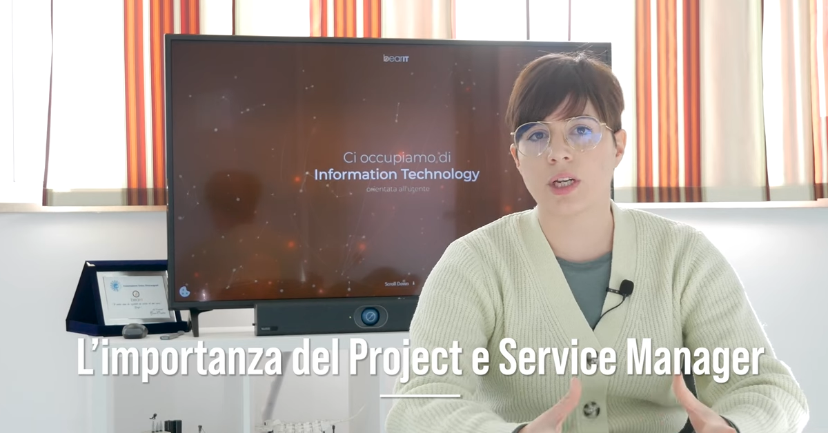 Le Project e Service Manager Antonella Pilolli, Fabiana Stasi e Michela Maria Ruggero illustrano le attività del project e service manager